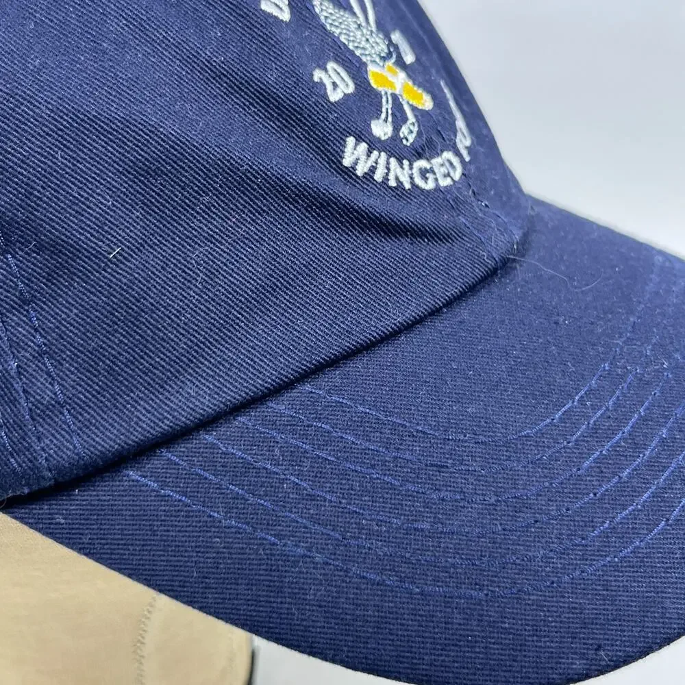 US OPEN Hat Adult OS 2020 WINGED FOOT USGA MEMBER Golf Adjustable Strap Cap Blue